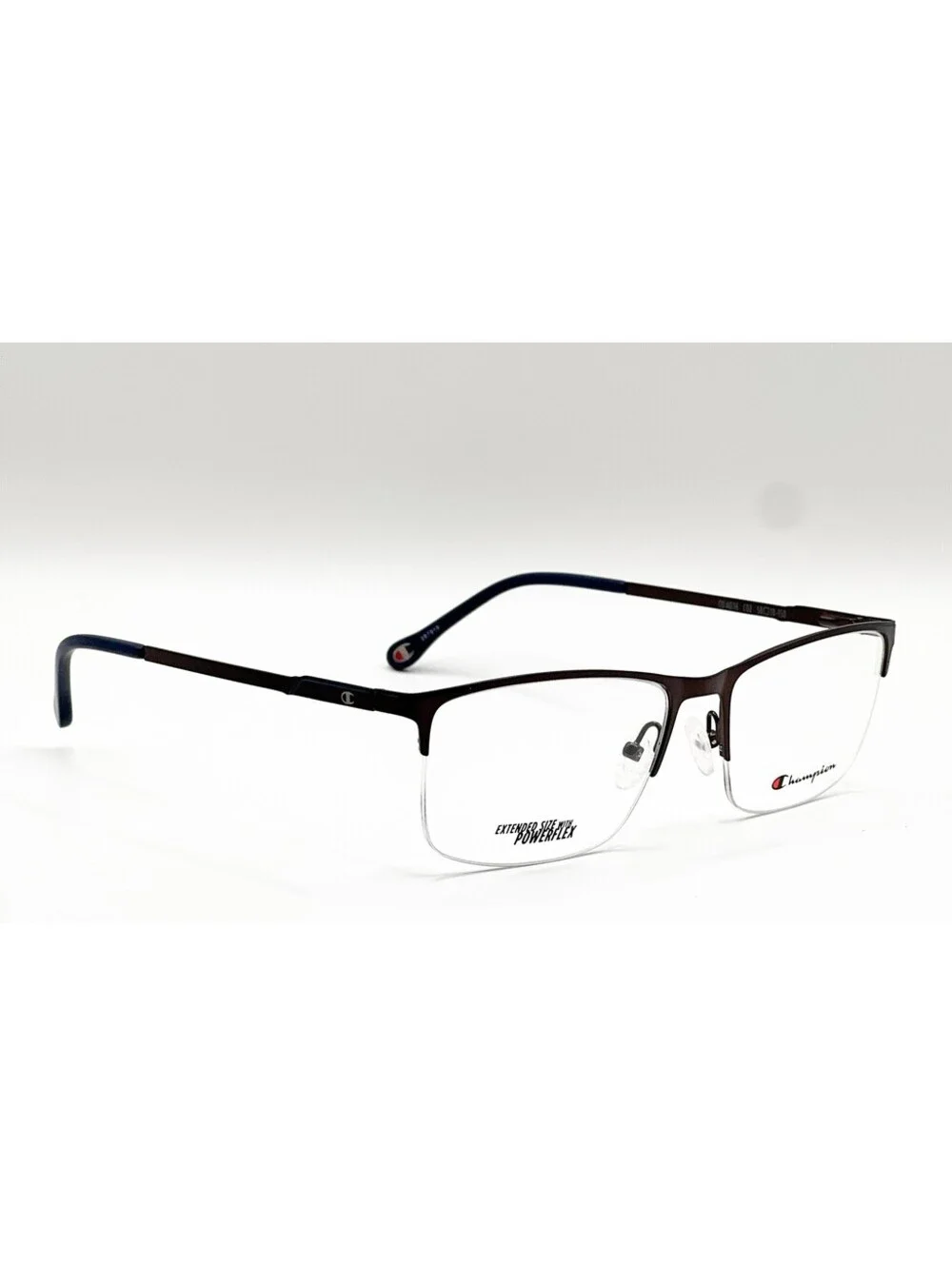 Champion CU 4016 C02 Gunmetal Rectangle Authentic Eyeglass Frames 58-18-150